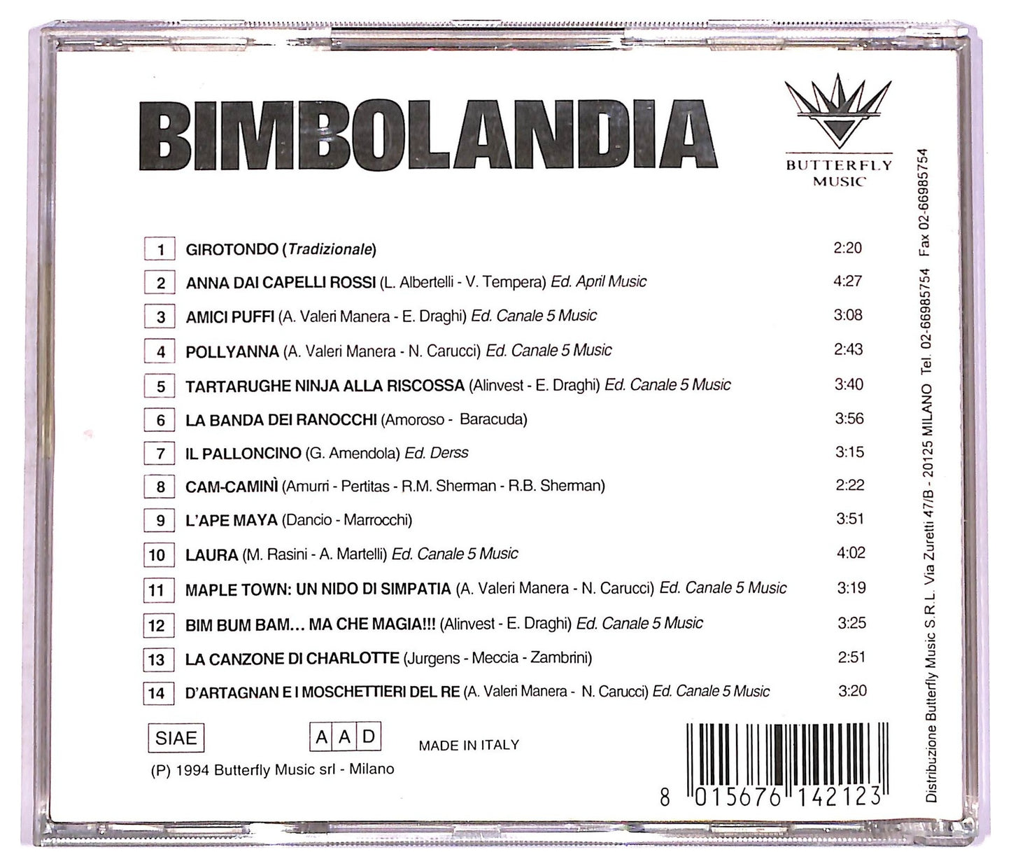 EBOND Various - Bimbolandia CD CD075846