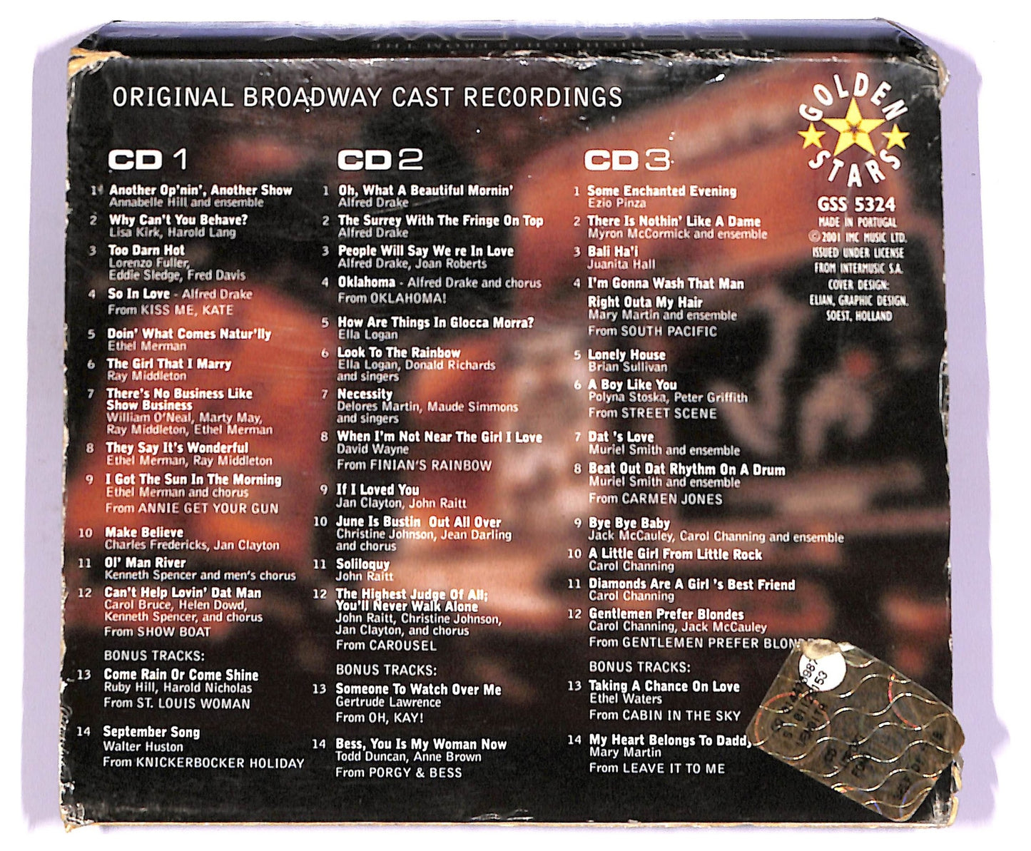 EBOND Various - broadway musicals CD CD075850