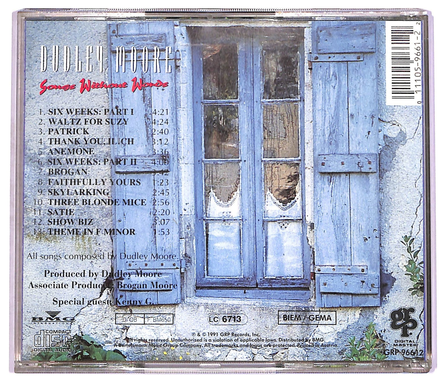 EBOND Dudley Moore - Songs Without Words CD CD075854