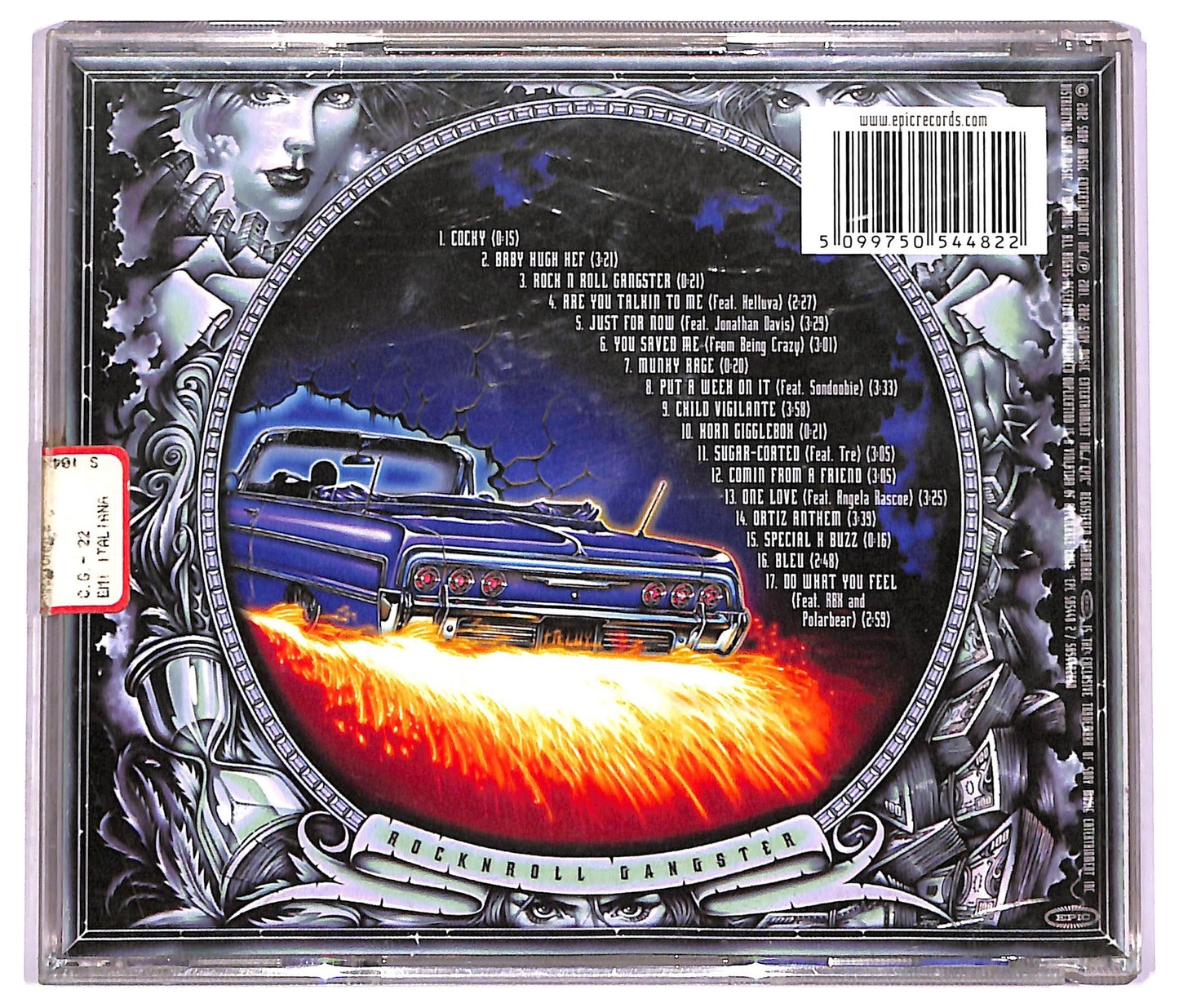 EBOND Fieldy's Dreams - Rock N Roll Gangster CD CD075863