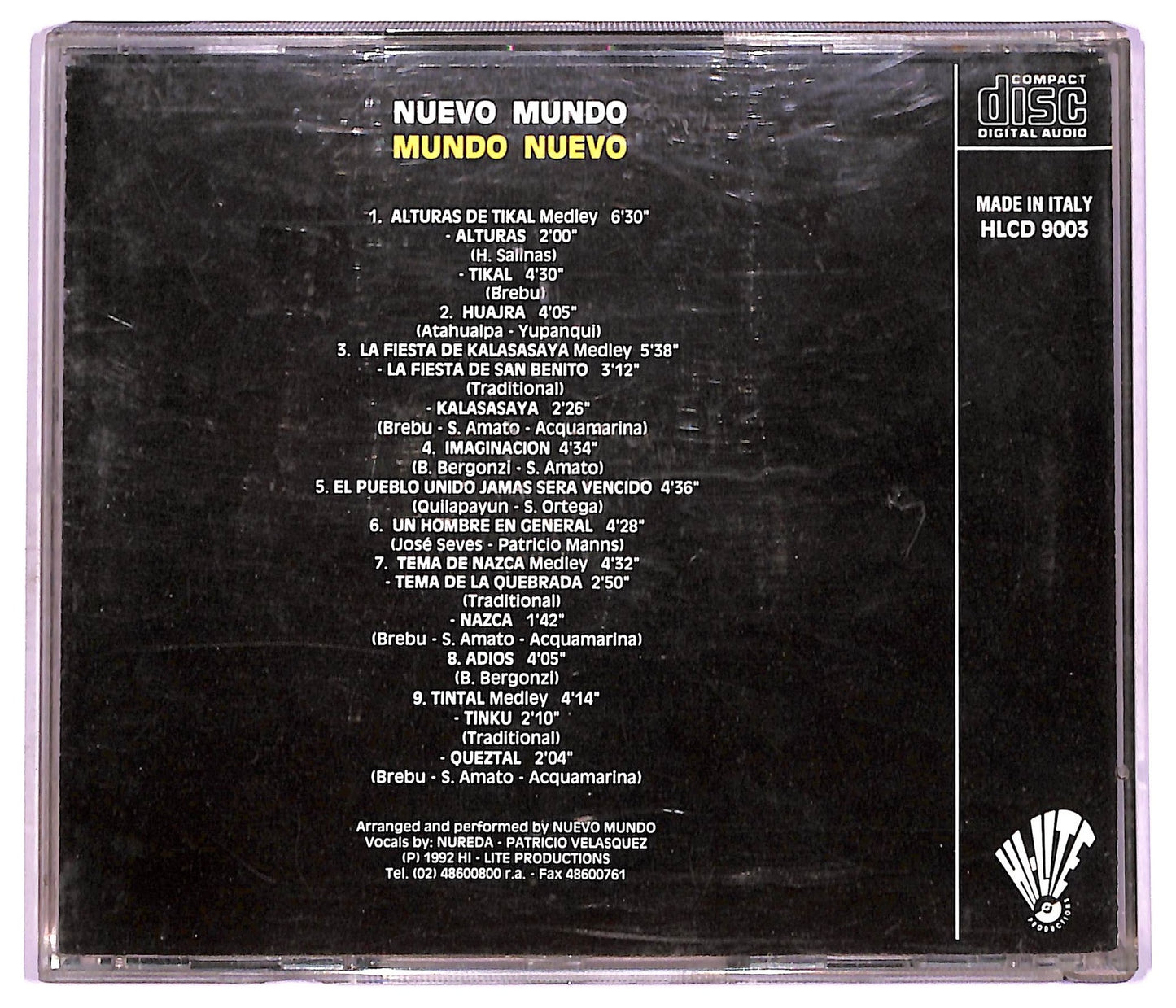 EBOND Nuevo Mundo - Nuevo Mundo CD CD075913