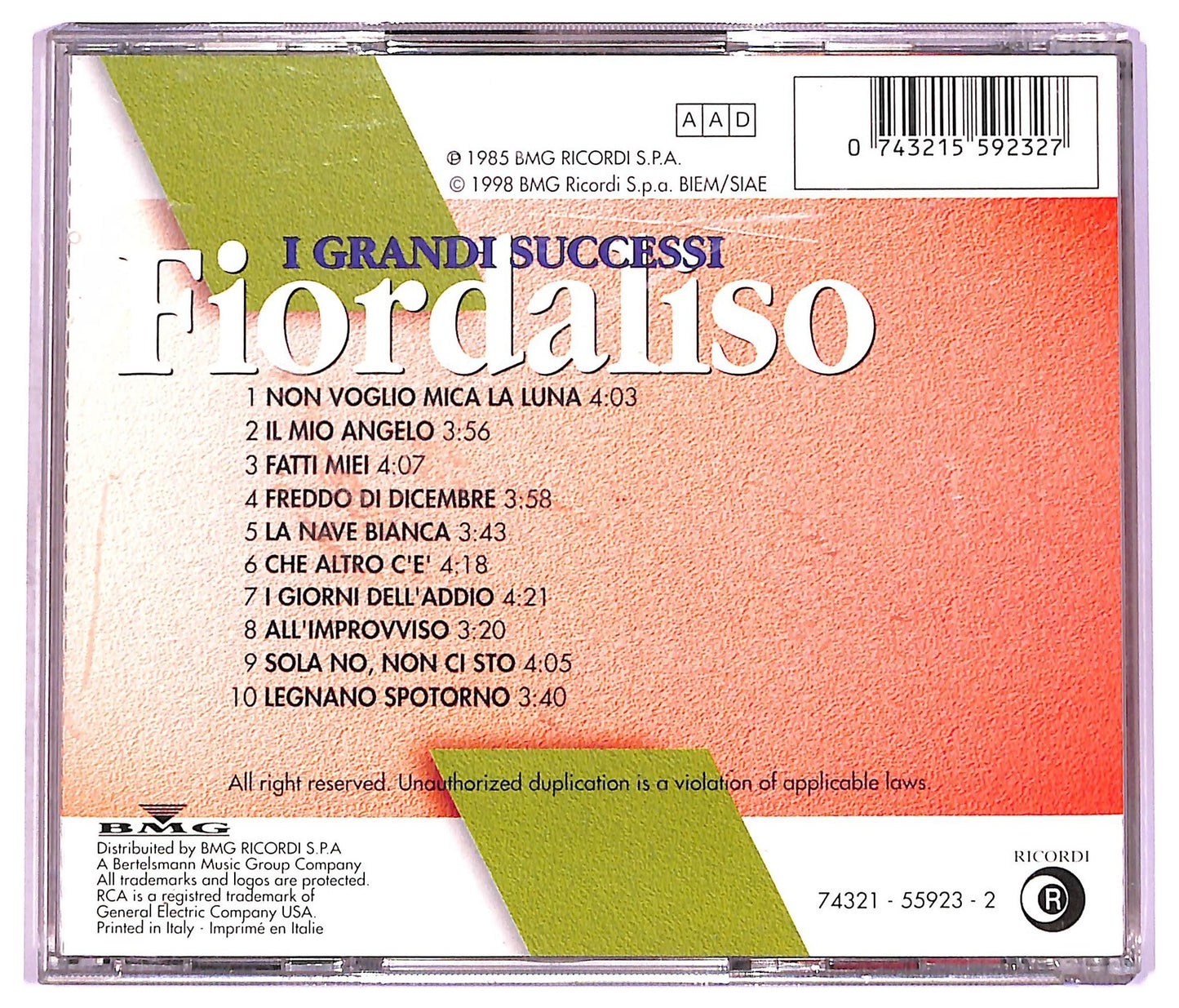 EBOND Fiordaliso - I Grandi Successi CD CD075932