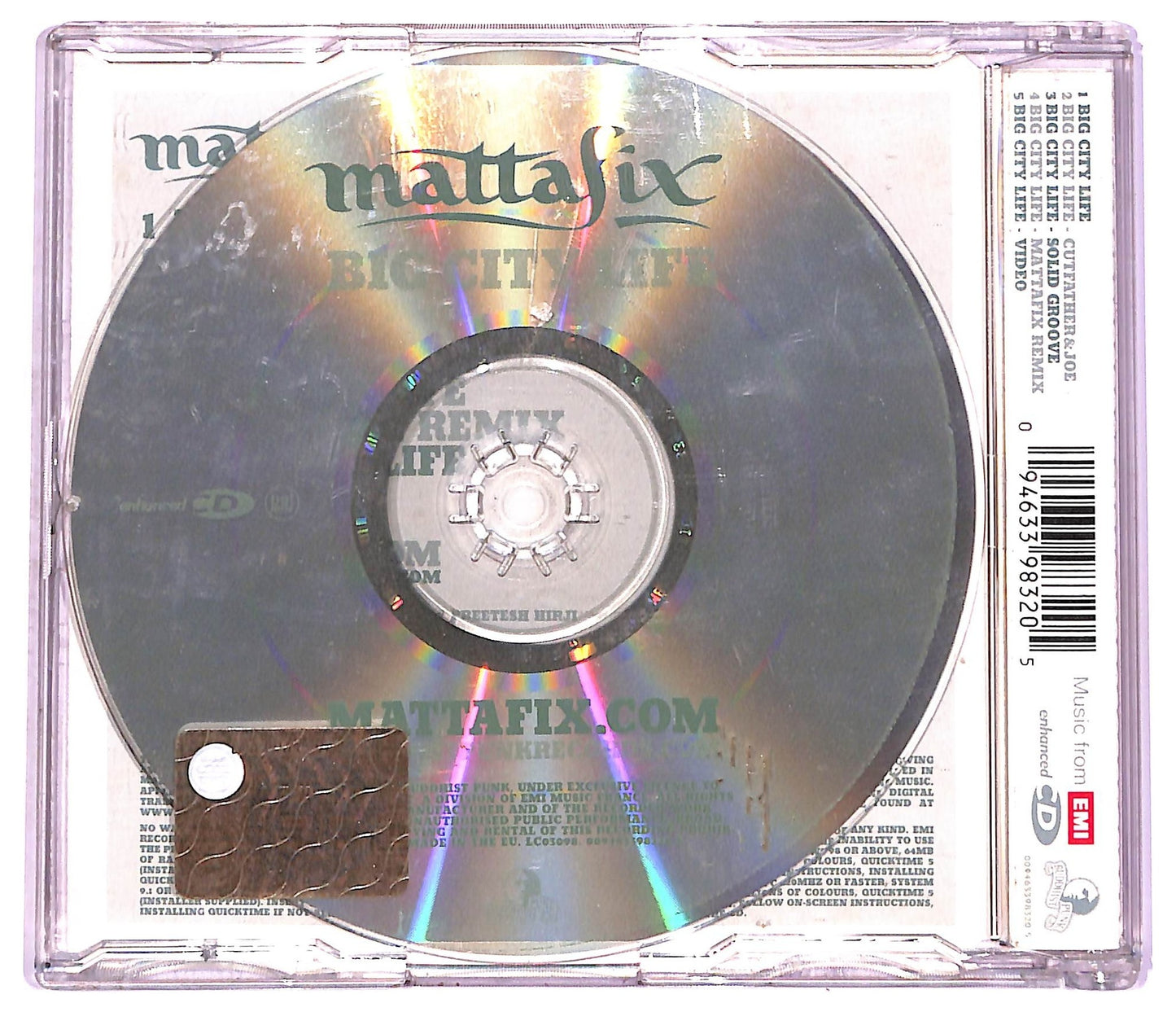 EBOND Mattafix - Big City Life CD CD075946