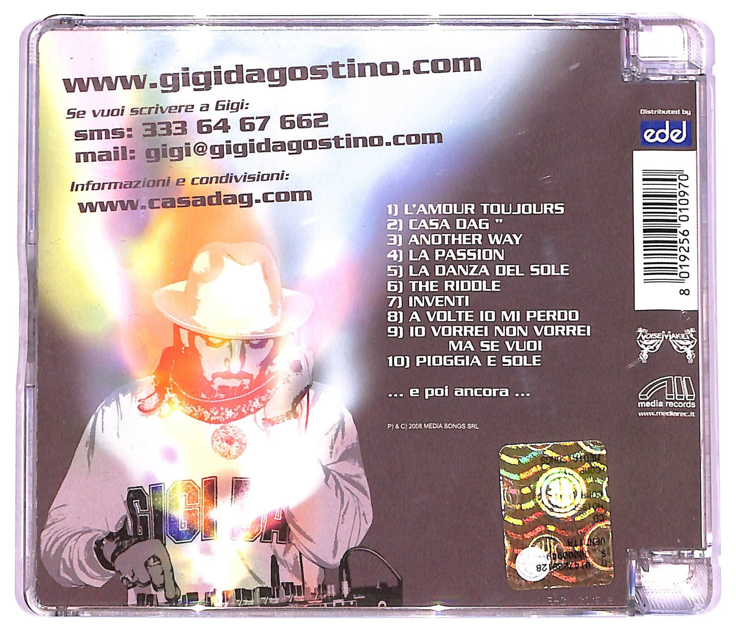 EBOND Gigi D'Agostino - Suono Libero CD CD075952