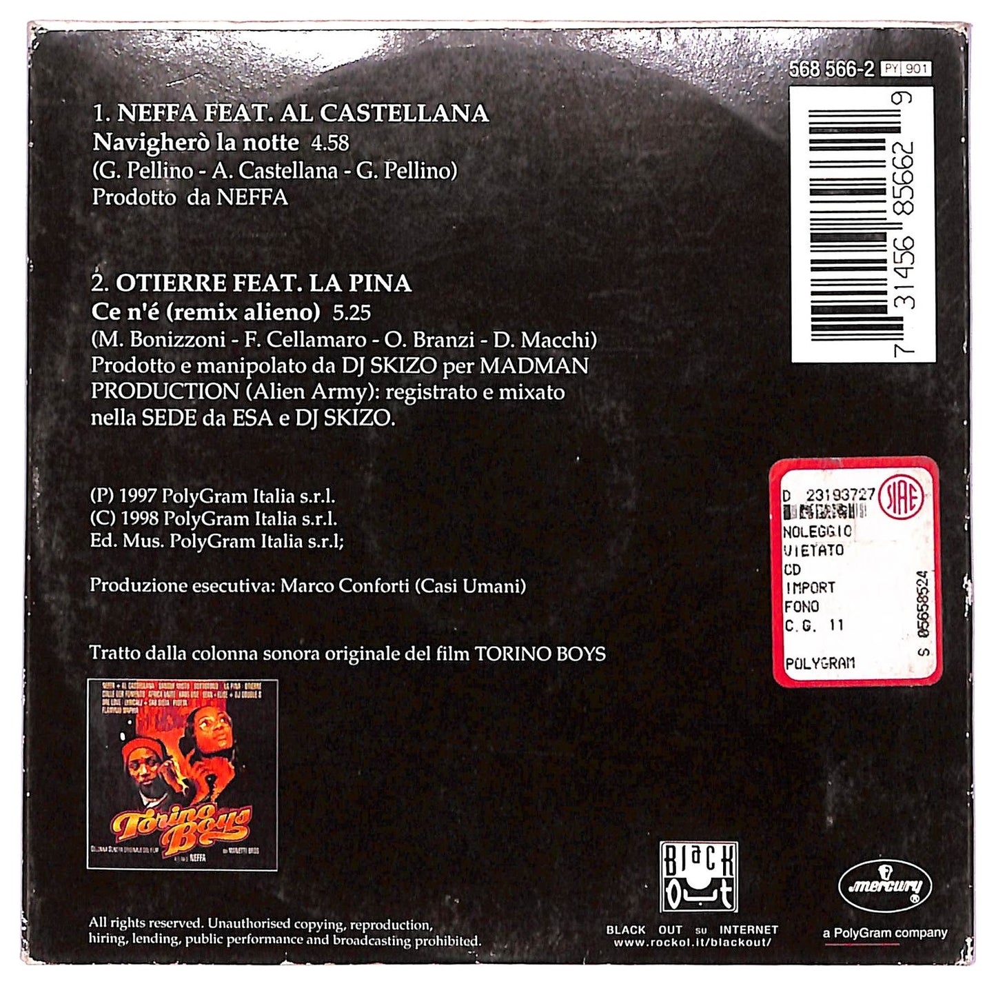 EBOND Neffa - Navighero La Notte CD CD075953