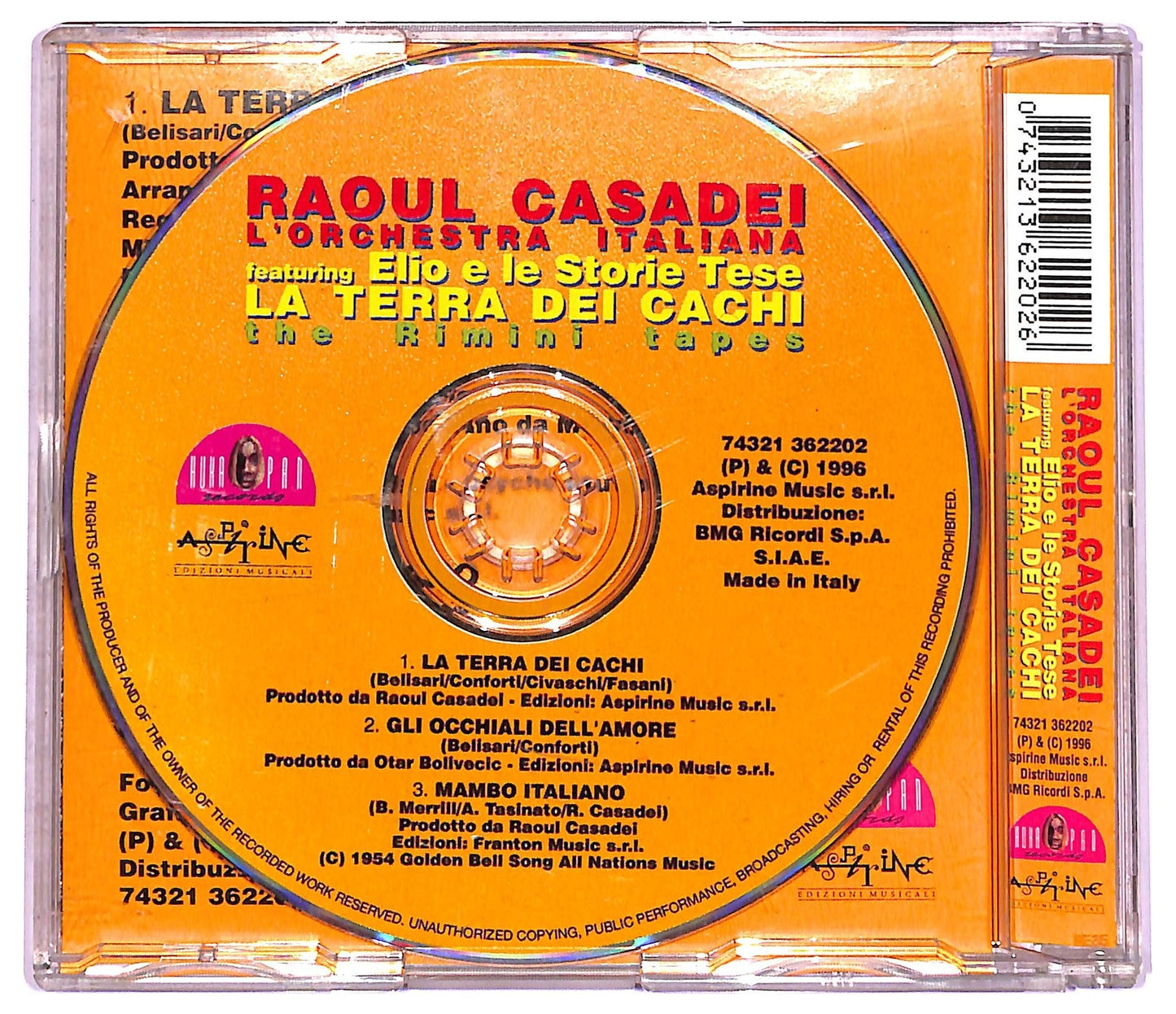 EBOND Raoul Casadei - La Terra Dei Cachi - The Rimini Tapes CD CD075958