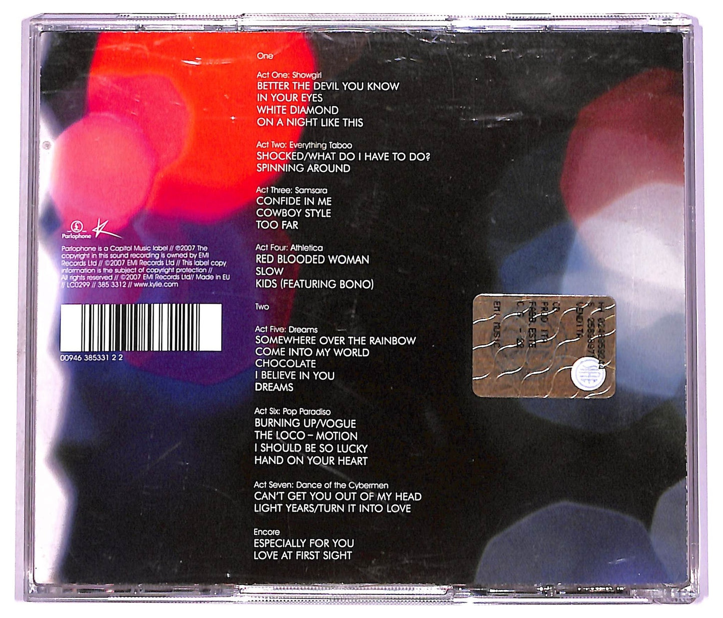 EBOND Kylie - Showgirl Homecoming Live CD CD075963