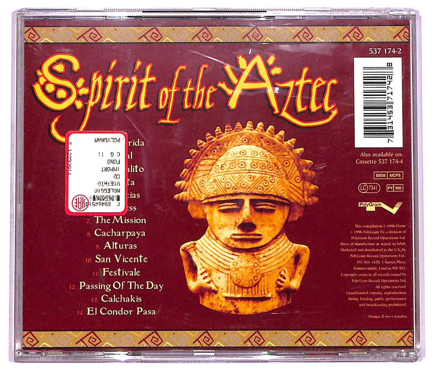 EBOND Free The Spirit - Spirit Of The Aztec CD CD076012