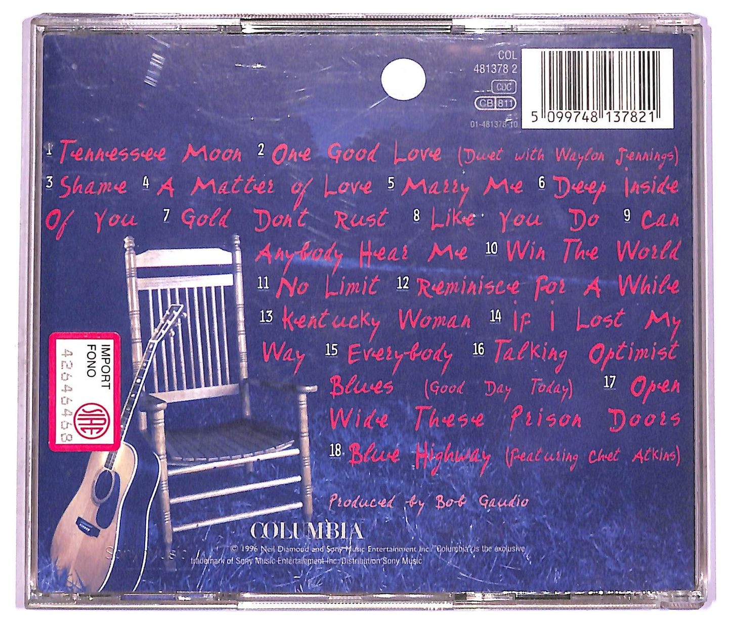 EBOND Neil Diamond - Tennessee Moon CD CD076023