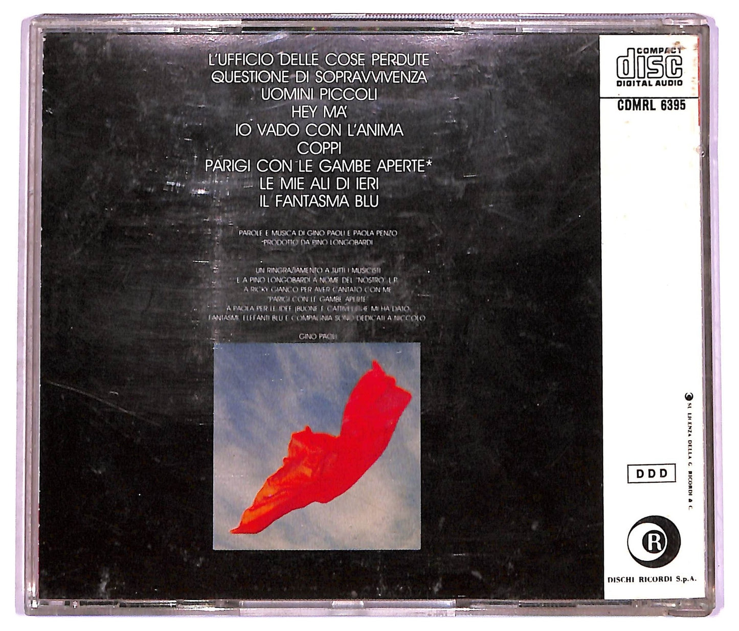 EBOND Gino Paoli - L'Ufficio Delle Cose Perdute CD CD076024