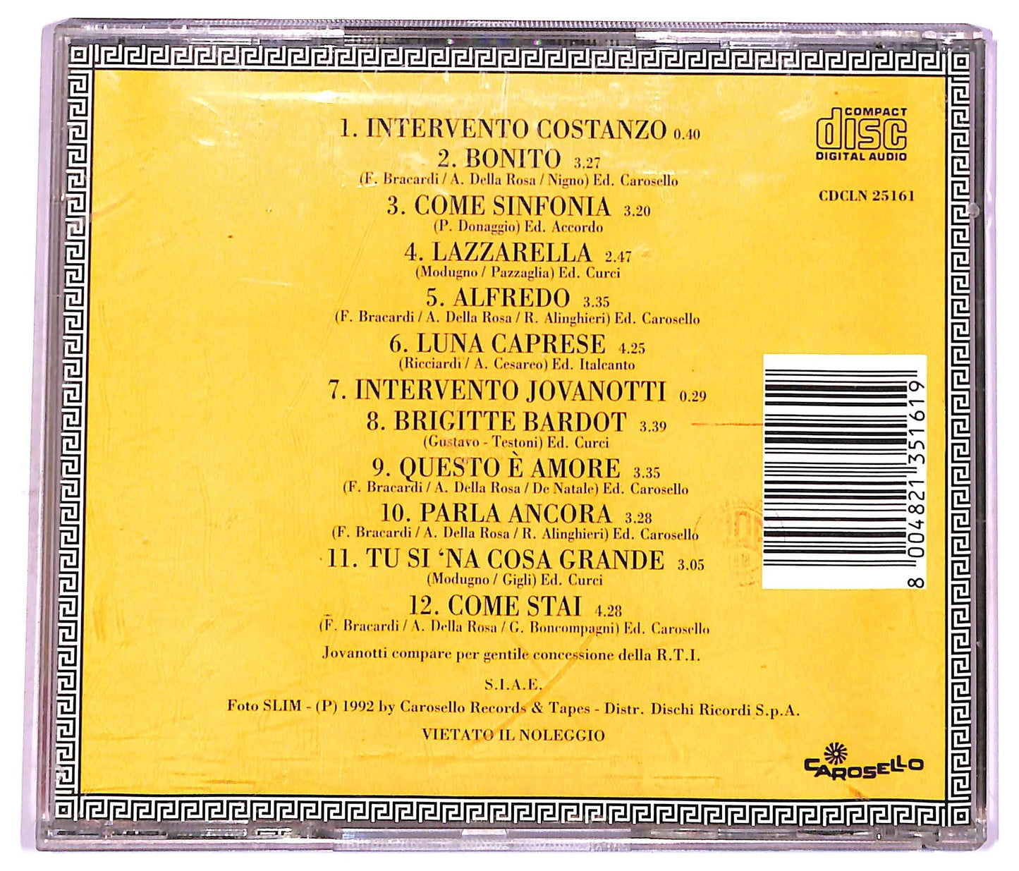 EBOND Franco Bracardi - Bonito CD CD076036