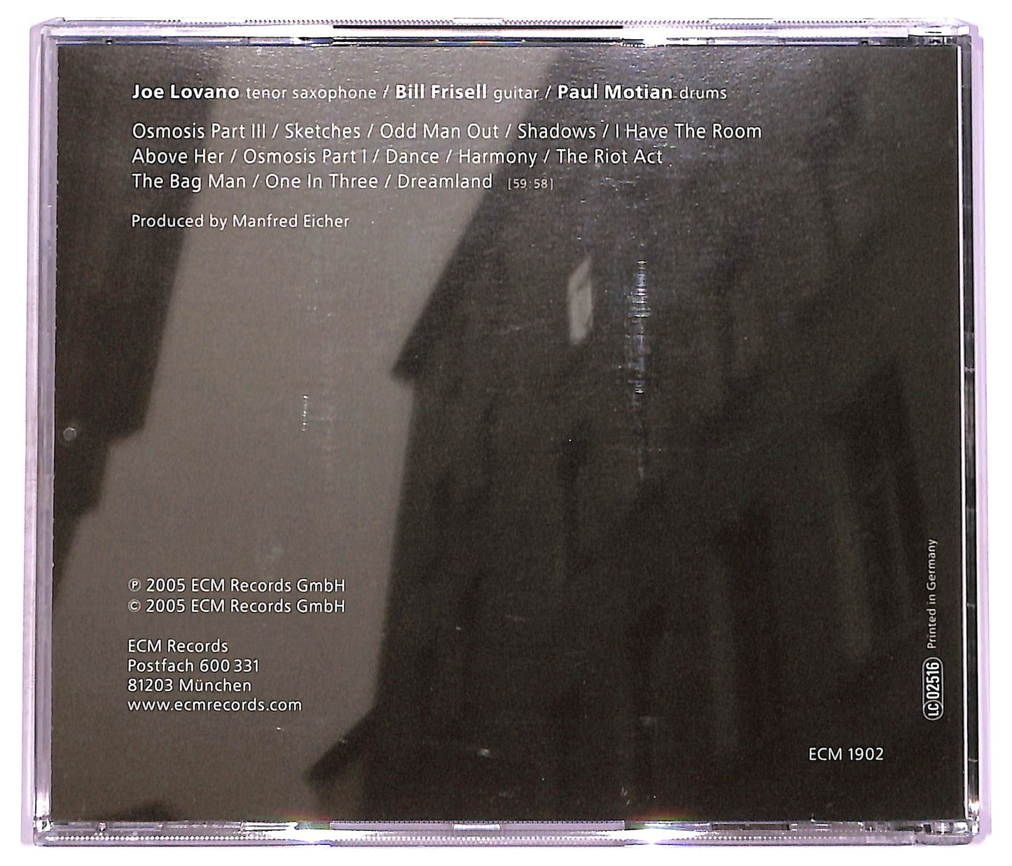 EBOND Paul Motian - I Have The Room Above Her CD CD076062