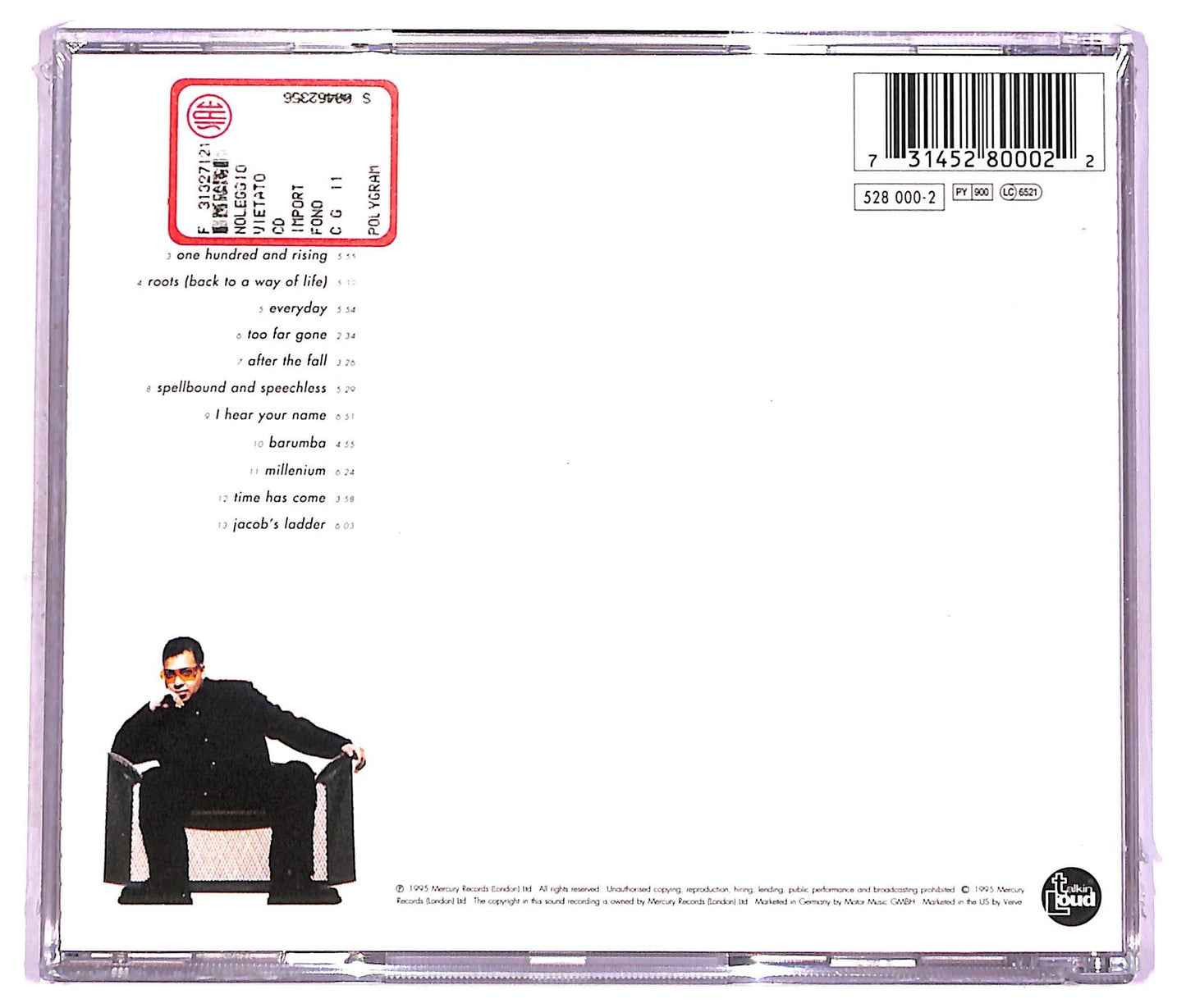EBOND Incognito - 100° And Rising CD CD076106