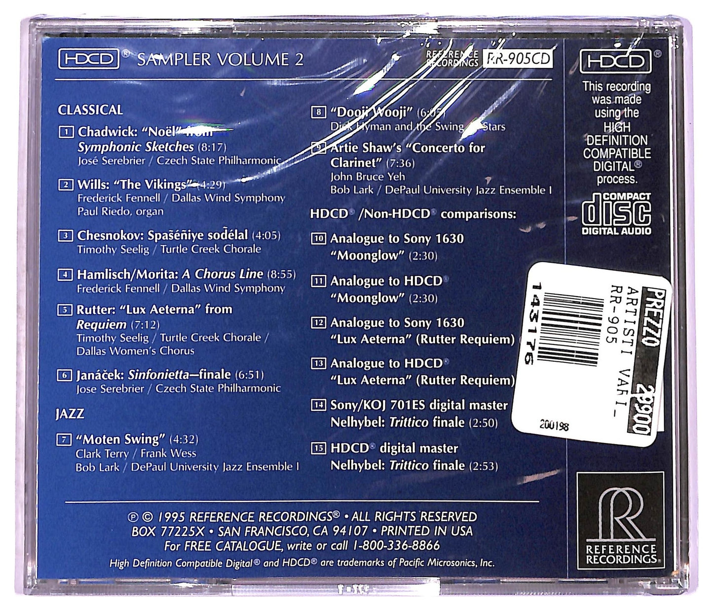 EBOND Various - Hdcd Sampler Volume 2 CD076162