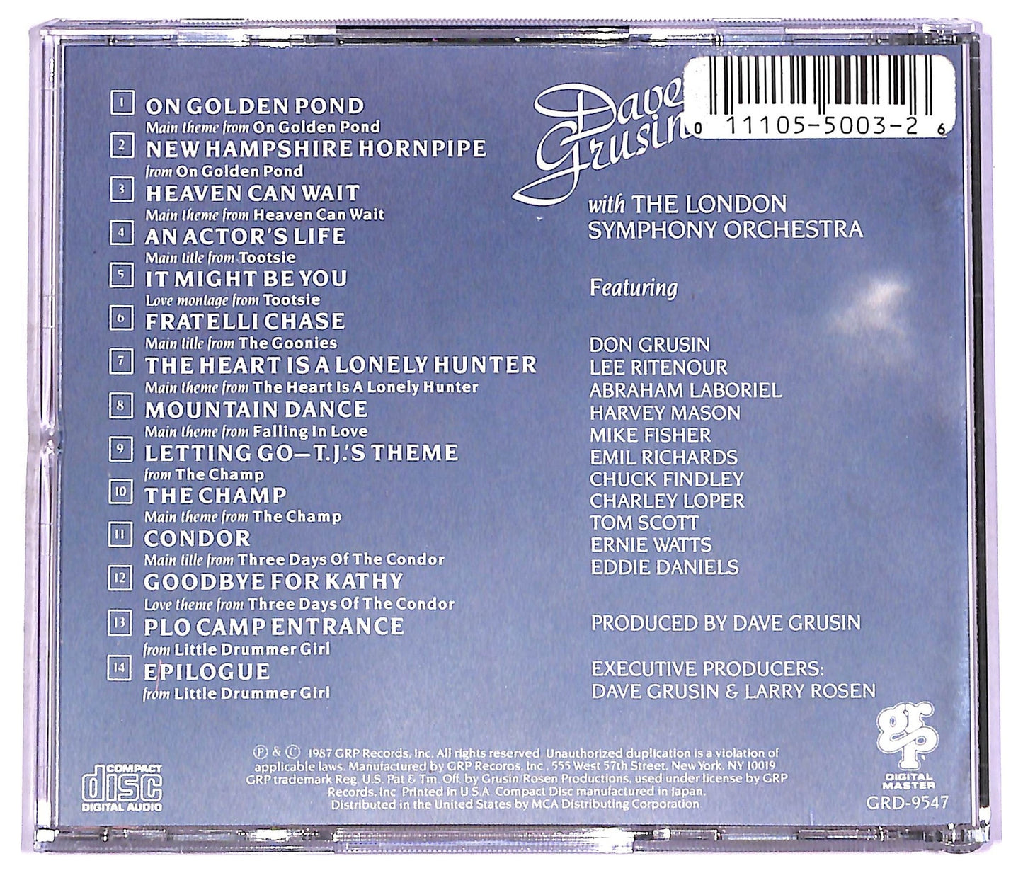EBOND Dave Grusin - Cinemagic CD CD076228