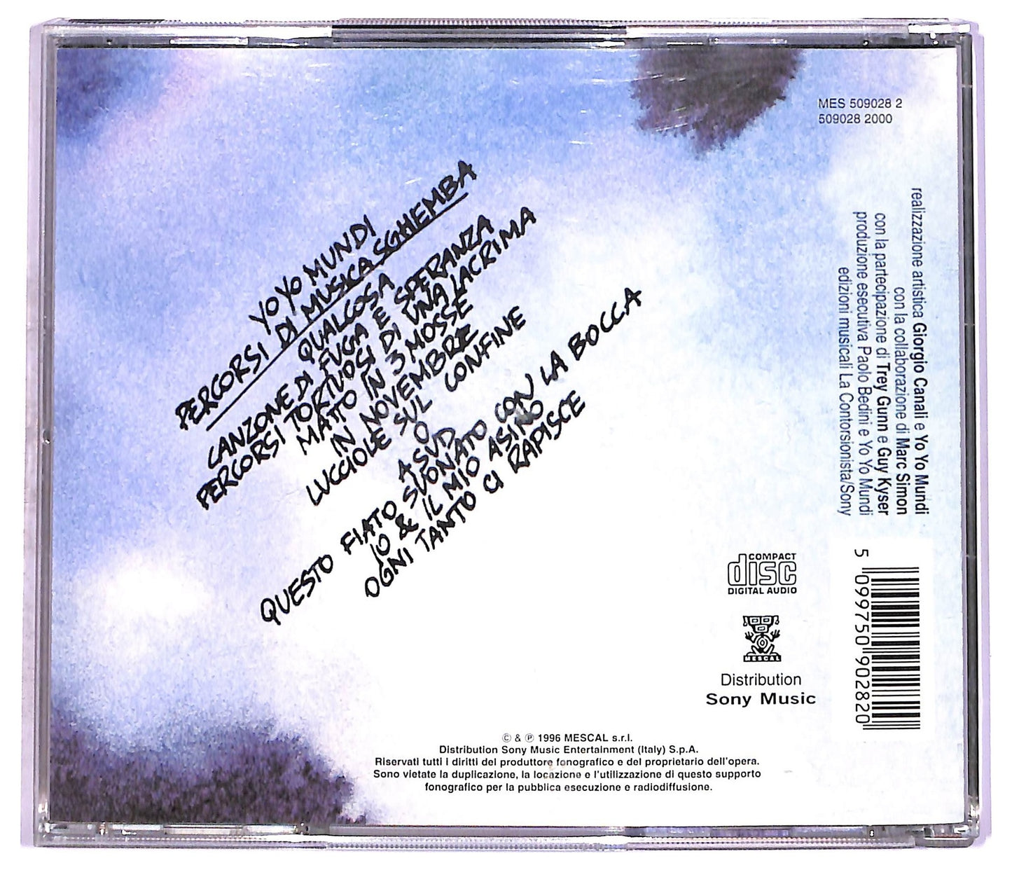 EBOND Yo Yo Mundi - Percorsi Di Musica Sghemba CD CD076234