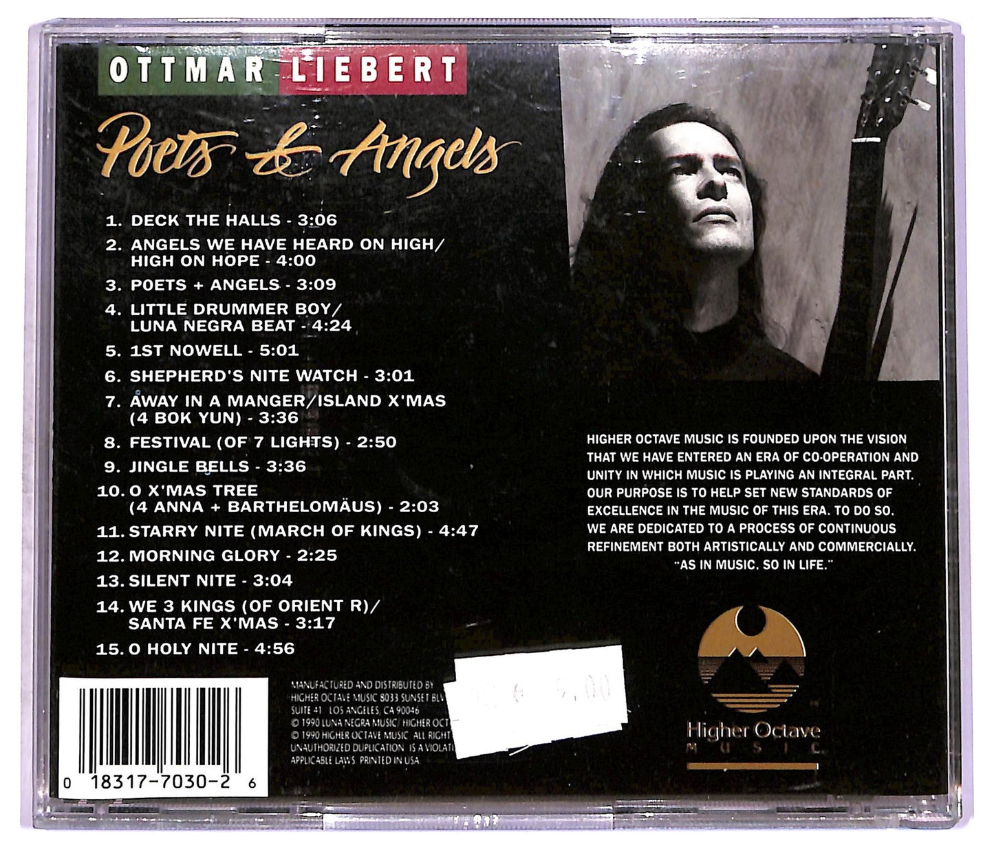 EBOND Ottmar Liebert - Poets & Angels CD CD076302