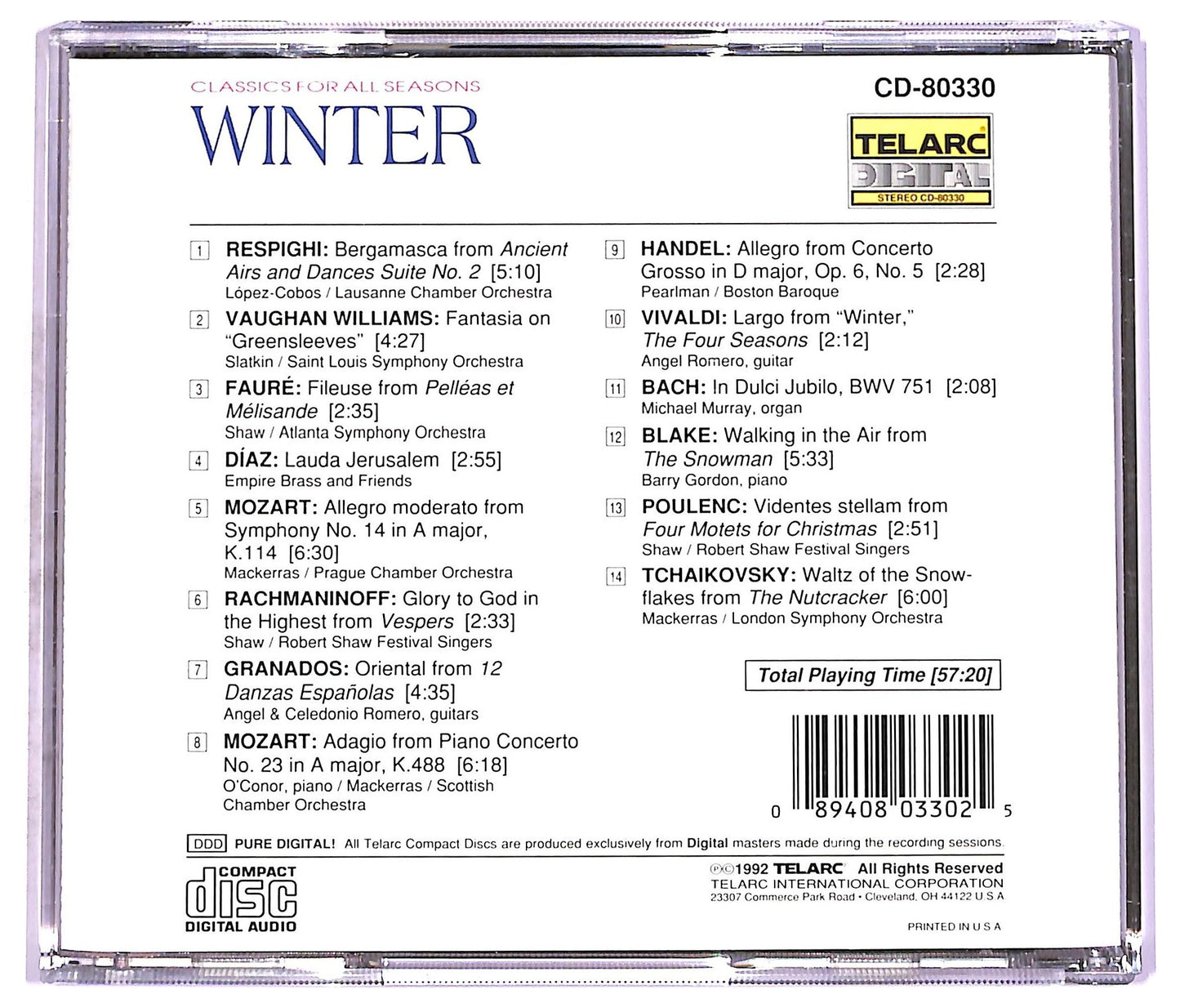 EBOND Various - Classics For All Seasons: Winter CD CD076329