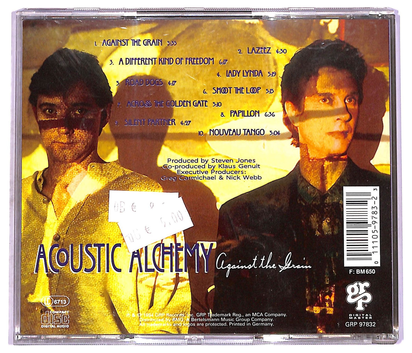 EBOND Acoustic Alchemy - Against The Grain CD CD076339