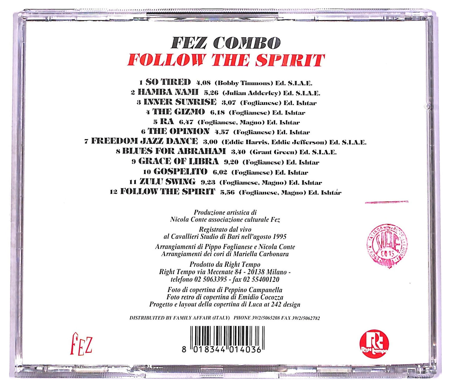 EBOND Fez Combo - Follow The Spirit CD CD076346