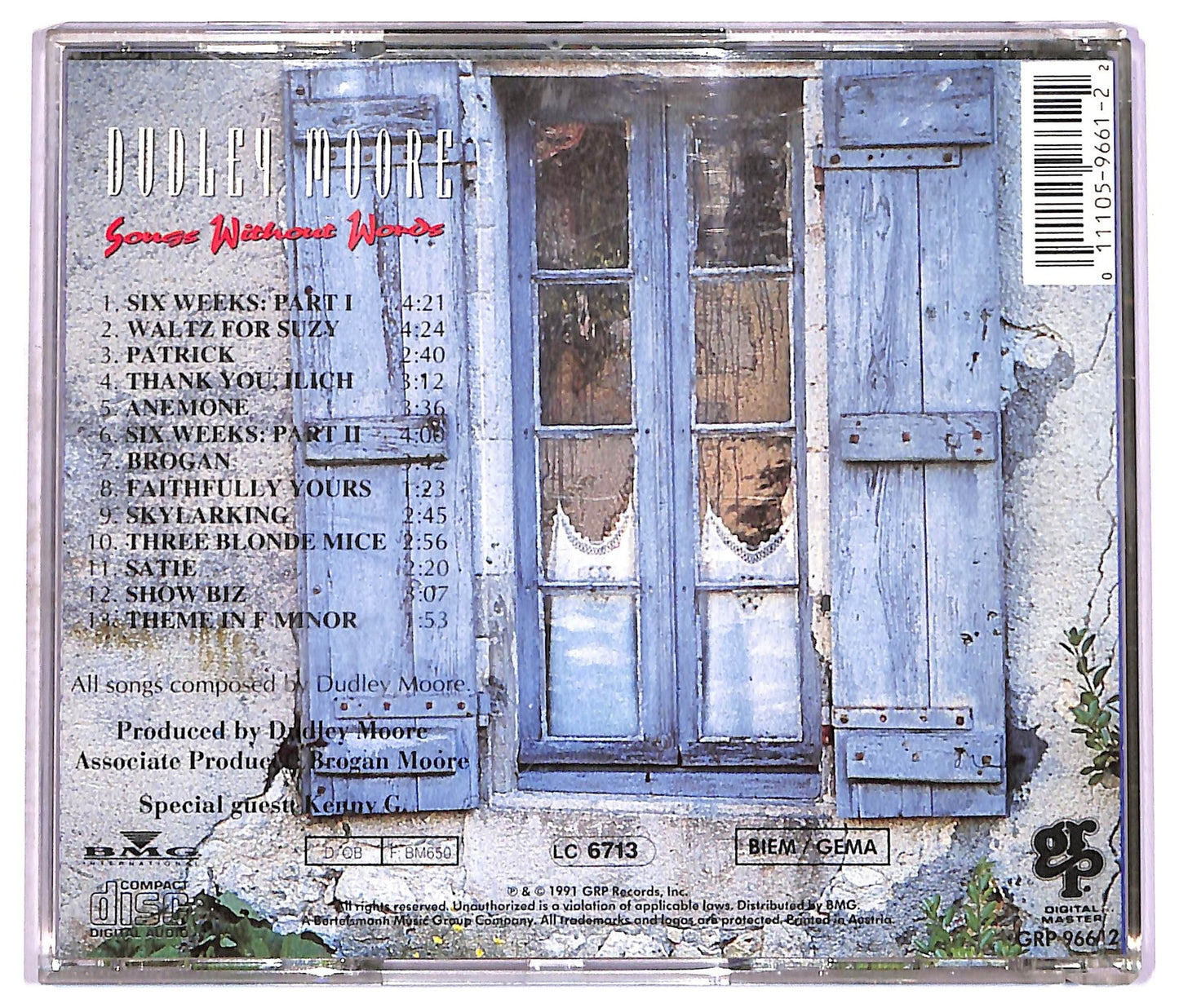 EBOND Dudley Moore - Songs Without Words CD CD076408