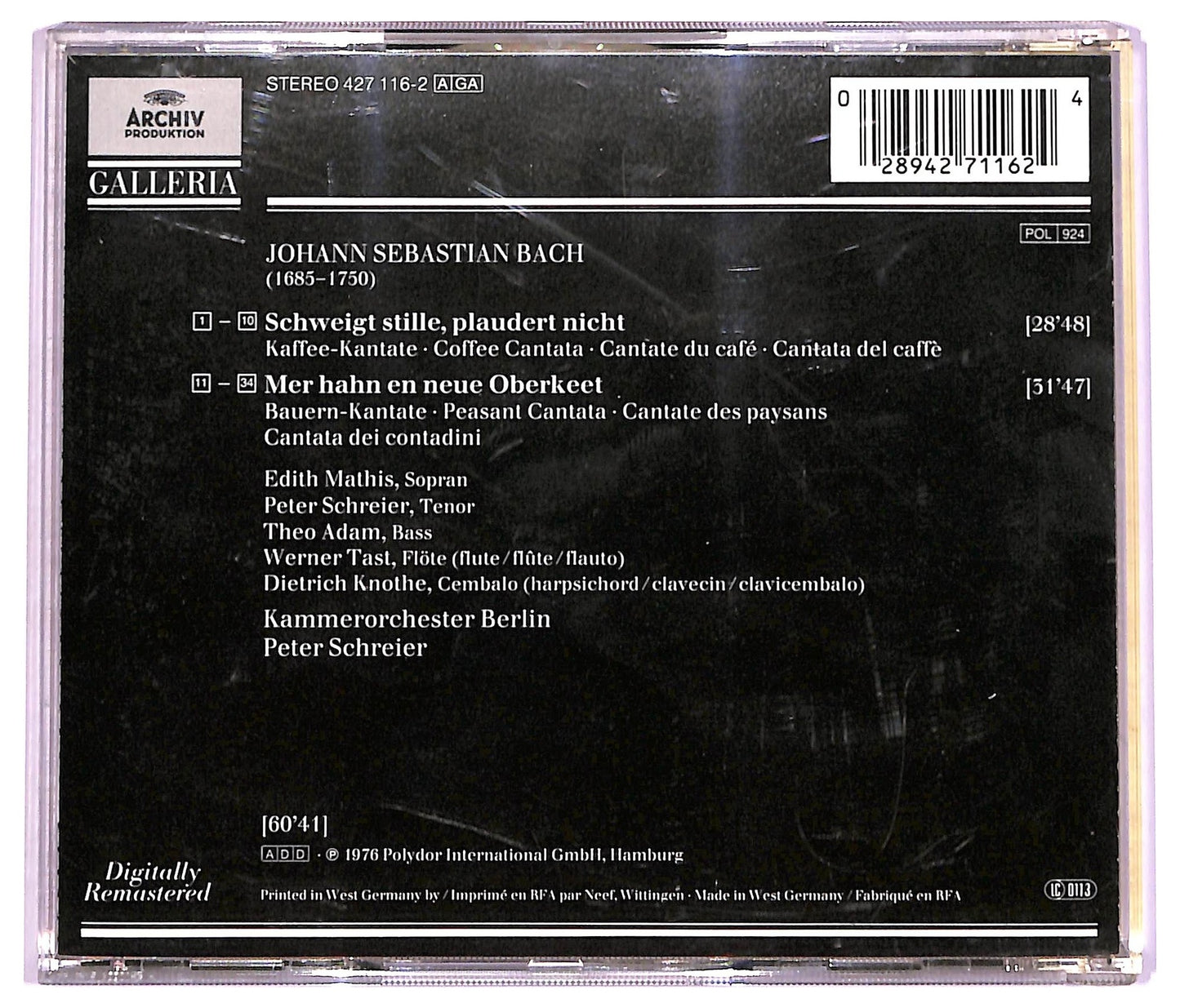 EBOND Johann Sebastian Bach - Kaffee-Kantate Coffee Cantata CD CD076514