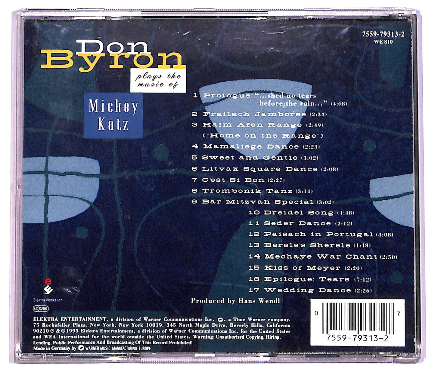 EBOND Don Byron - Plays The Music Of Mickey Katz CD CD076533