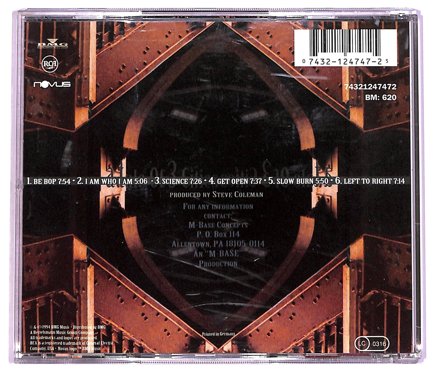 EBOND Steve Coleman And Metrics - A Tale Of 3 Cities, The EP CD CD076552