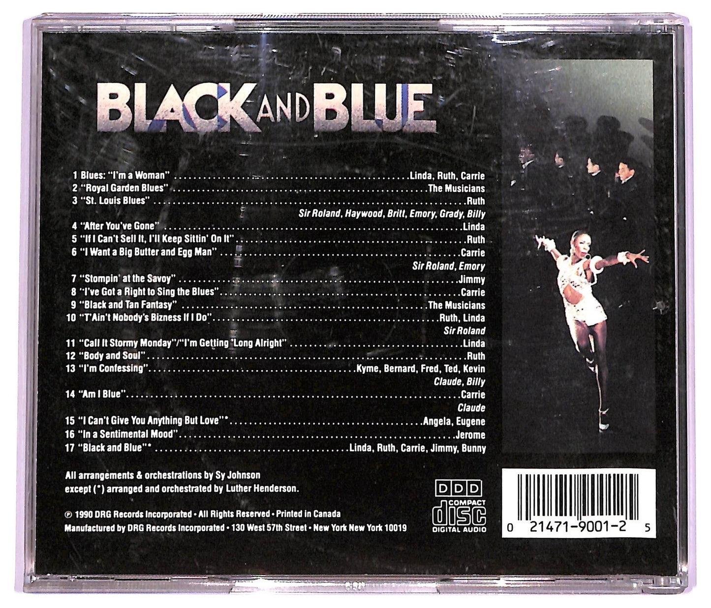 EBOND Various - Black And Blue - A Musical Revue (Original Broadway Cast) CD CD076609