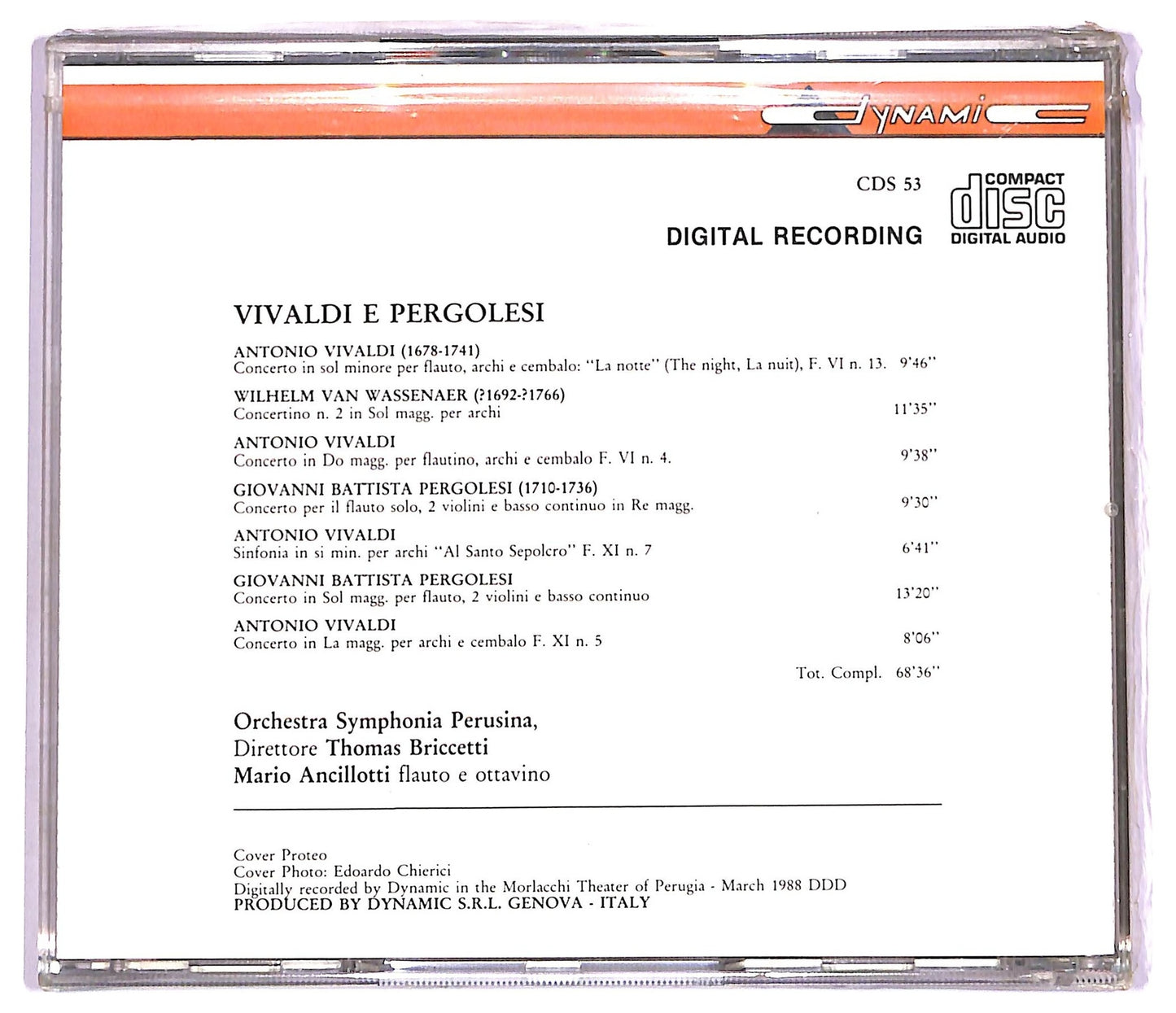 EBOND Vivaldi Pergolesi - Vivaldi Pergolesi CD CD076635