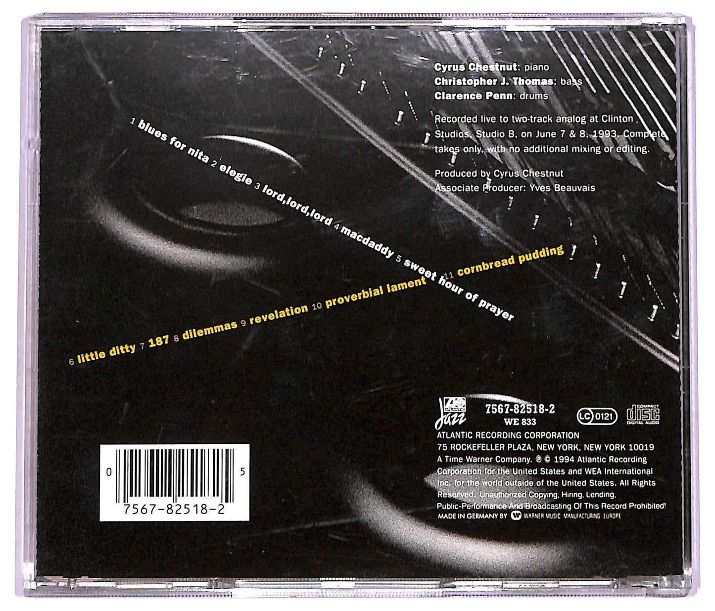 EBOND Cyrus Chestnut - Revelation CD CD076637