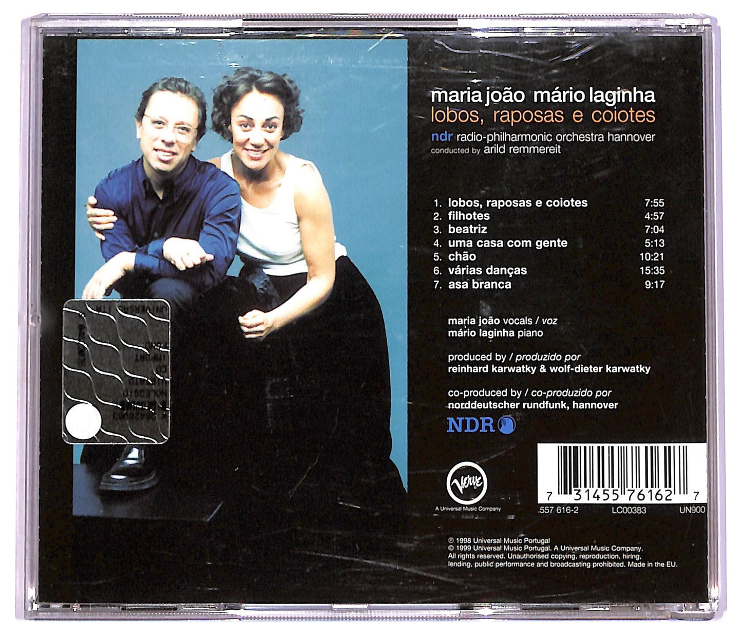 EBOND Maria Joao & Mario Laginha - Lobos, Raposas E Coiotes CD CD076645