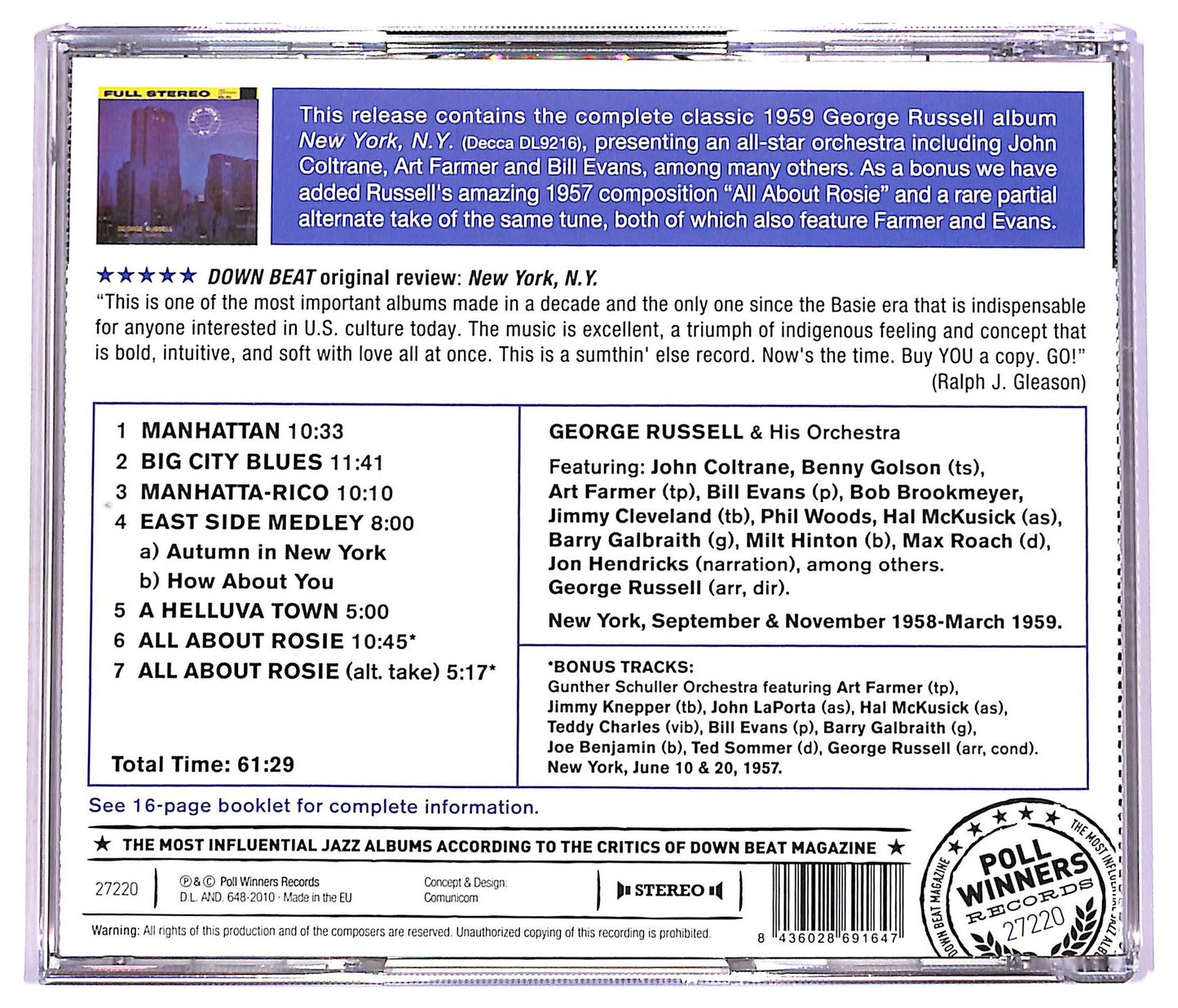 EBOND George Russell - New York, N.Y. CD CD076726