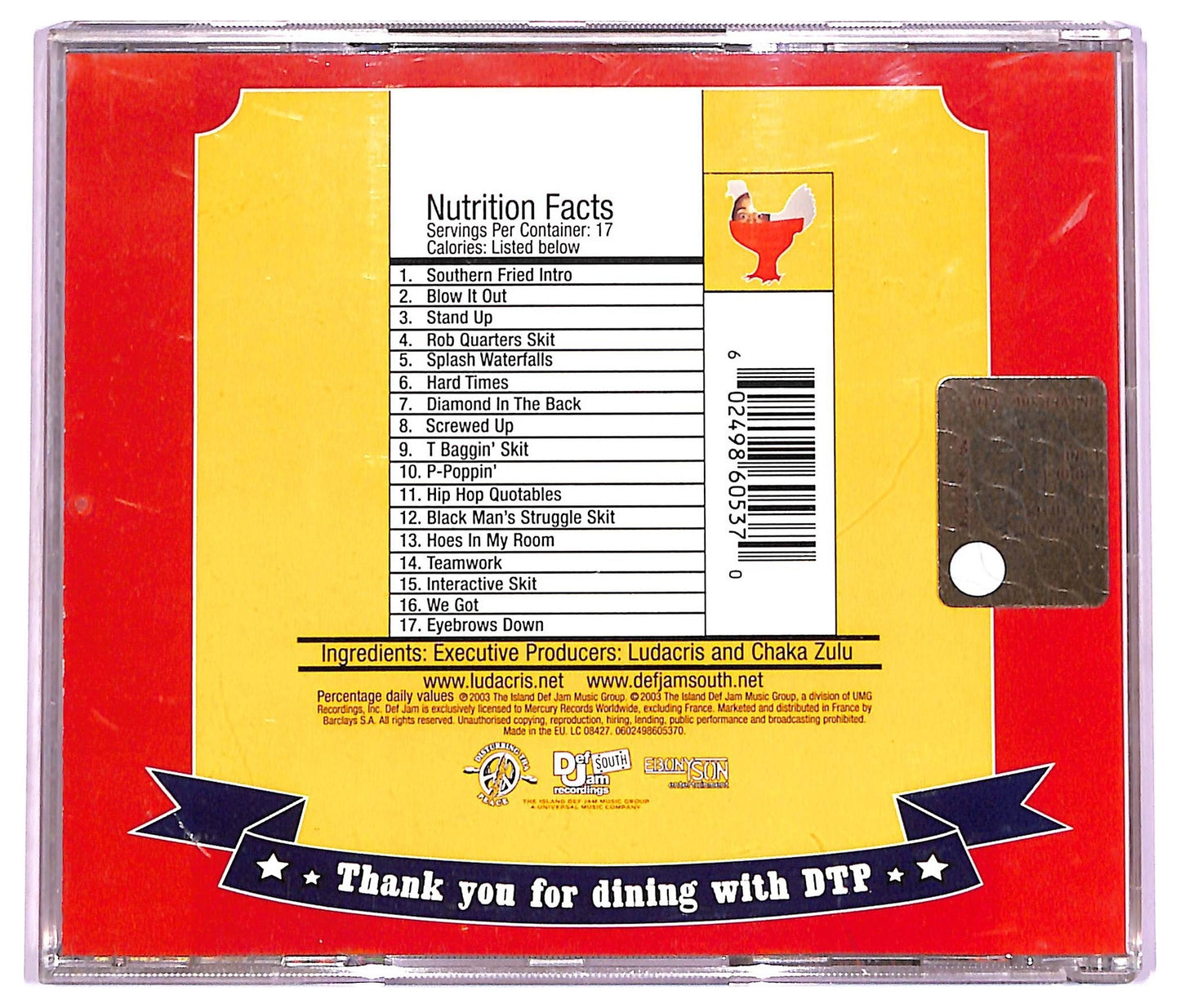 EBOND Ludacris - Chicken -N- Beer CD CD076810