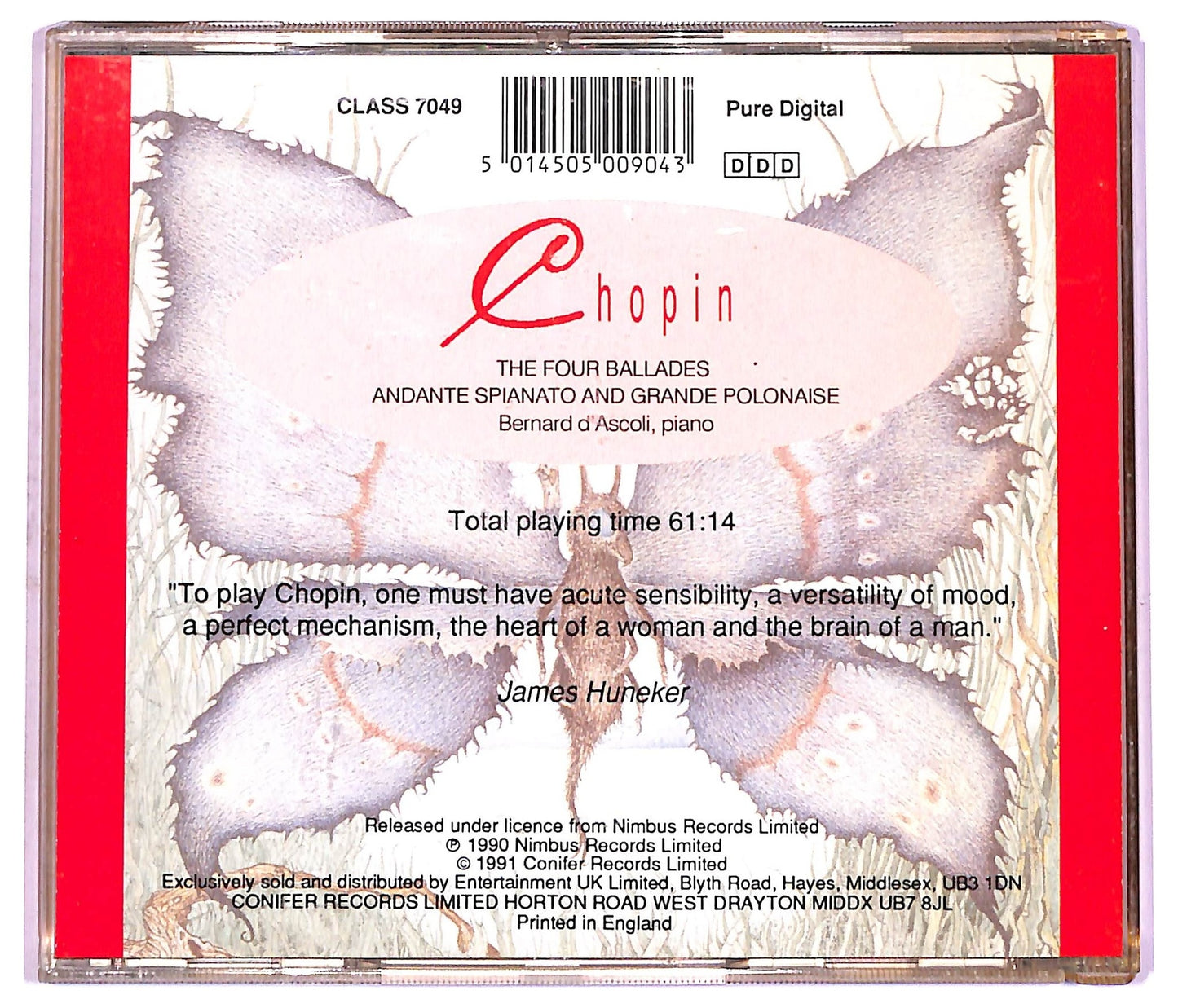 EBOND Frederic Chopin - The Four Ballades CD CD076834