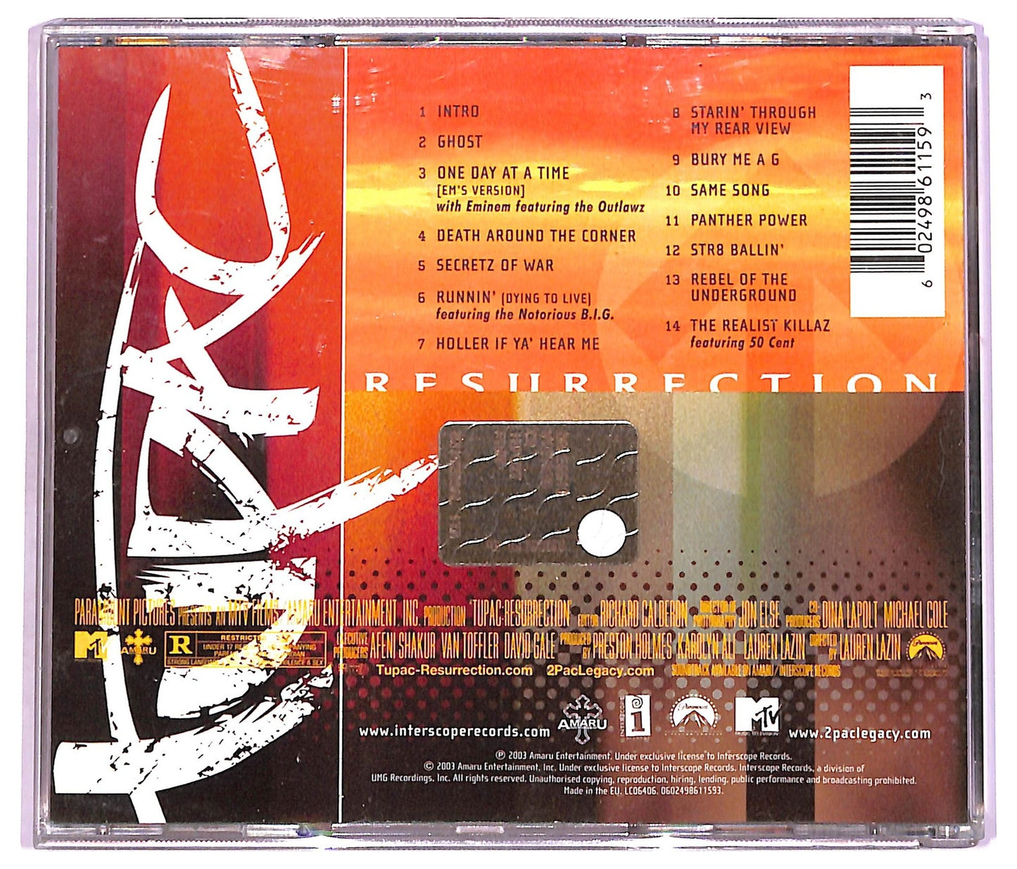 EBOND Tupac - Resurrection (Music From And Inspired By The Motion Picture) CD CD076837