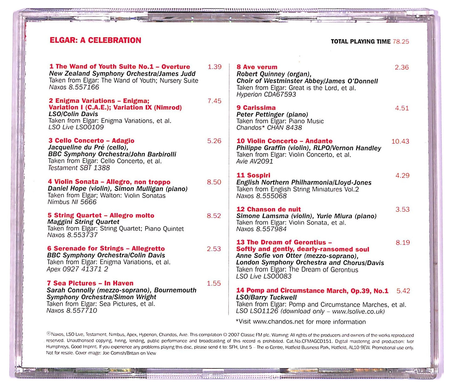 EBOND Elgar - A Celebration CD CD076842