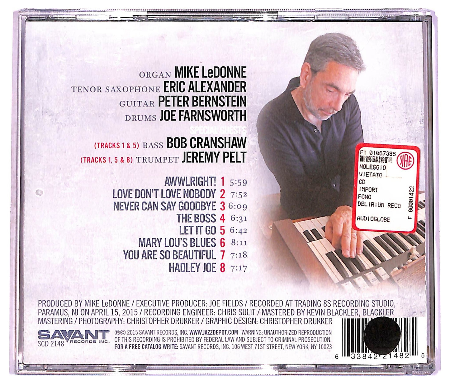 EBOND Mike LeDonne & The Groover Quartet - AwwlRIGHT! CD CD076853