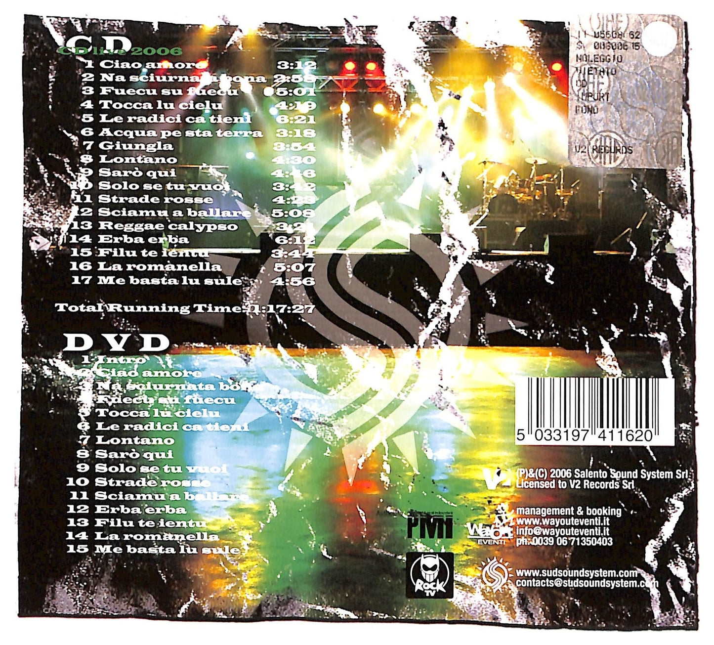EBOND Sud Sound System & Bag-A-Riddim Band - Live And Direct 2006 +DVD CD CD076901