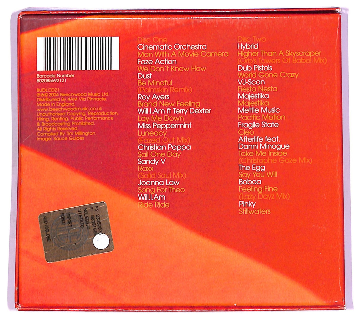 EBOND Various - The Chillout Lounge 2 CD CD076916