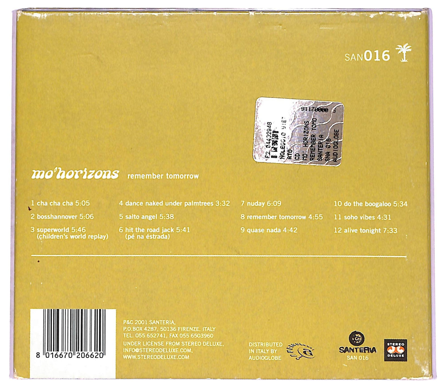 EBOND mo'horizons - Remember Tomorrow CD CD077027