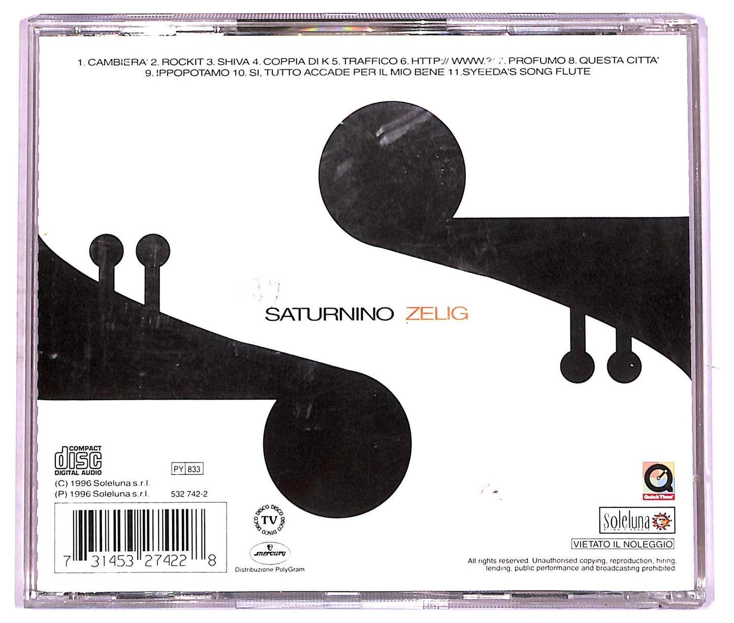 EBOND Saturnino - Zelig CD CD077047