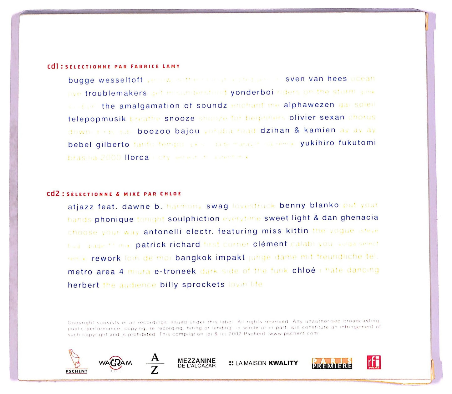 EBOND Various - Mezzanine De L'Alcazar Volume 2 CD CD077051
