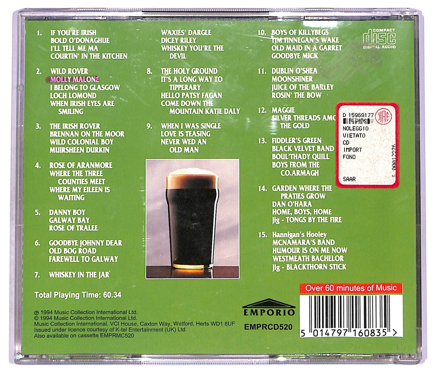 EBOND The Sean O'Neill Band - Favourite Irish Drinking Songs CD CD077106