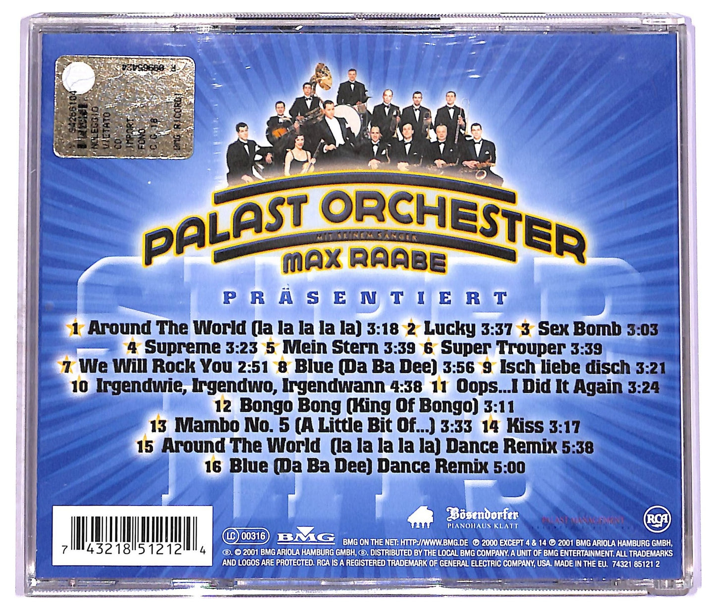 EBOND Palast Orchester Mit Seinem Sanger Max Raabe - Prasentiert Super Hits CD CD077132