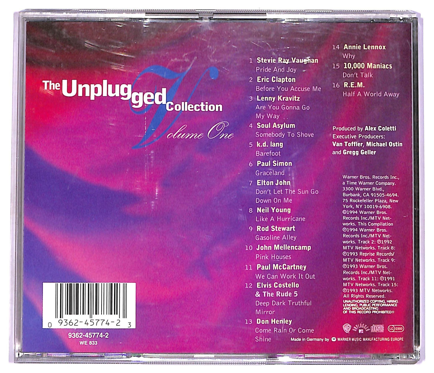 EBOND Various - The Unplugged Collection: Volume One CD CD077161
