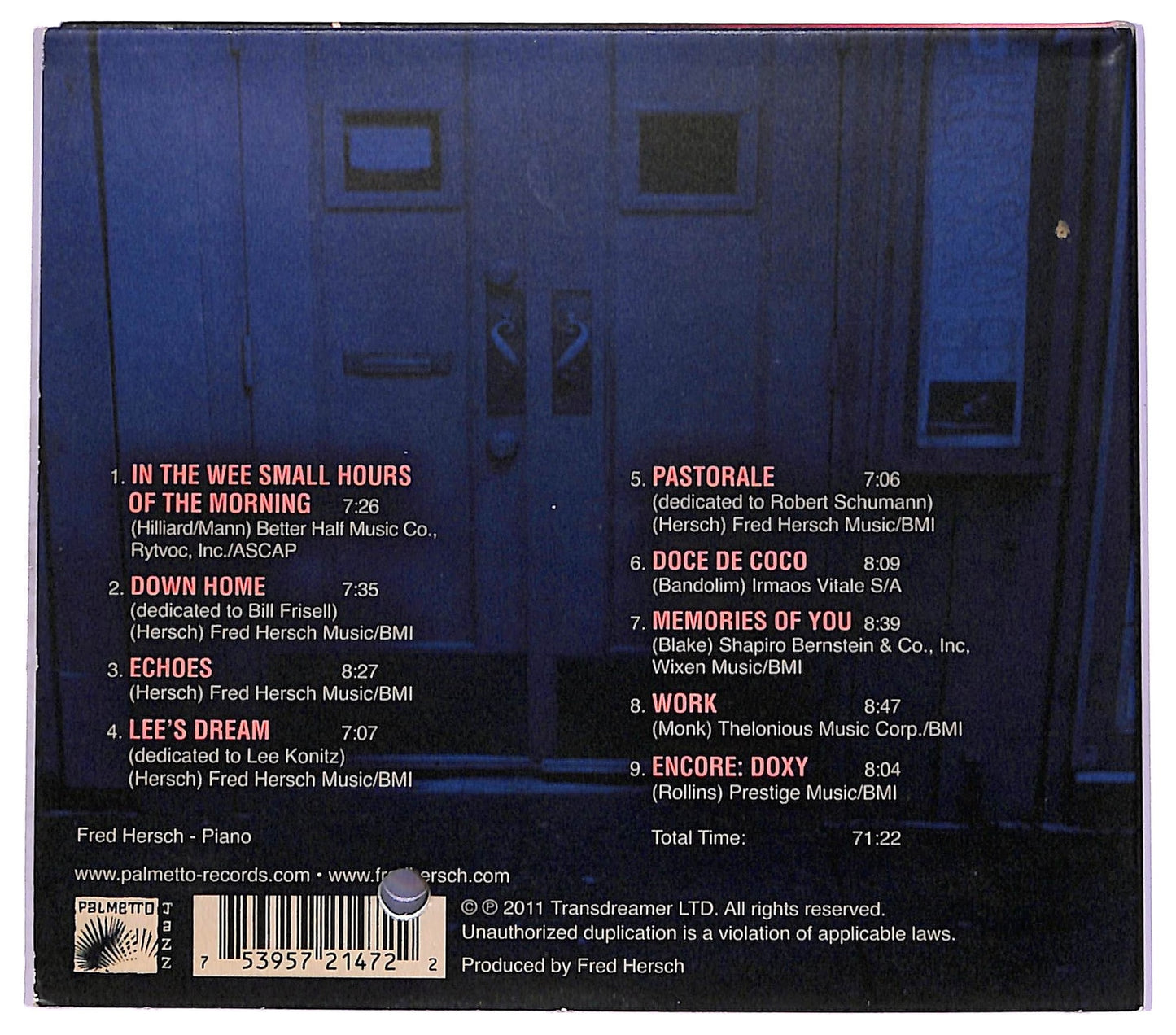 EBOND Fred Hersch - Alone At The Vanguard CD CD077213