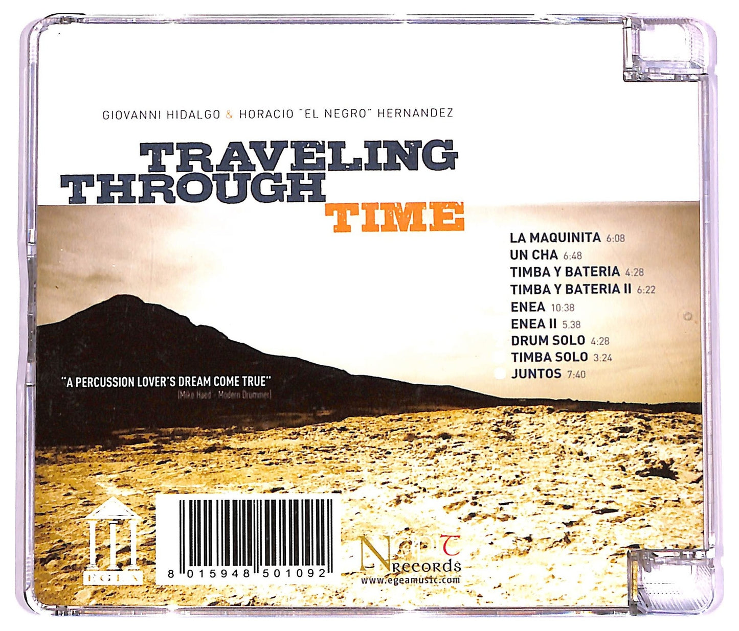 EBOND Giovanni Hidalgo - Traveling Through Time CD CD077301