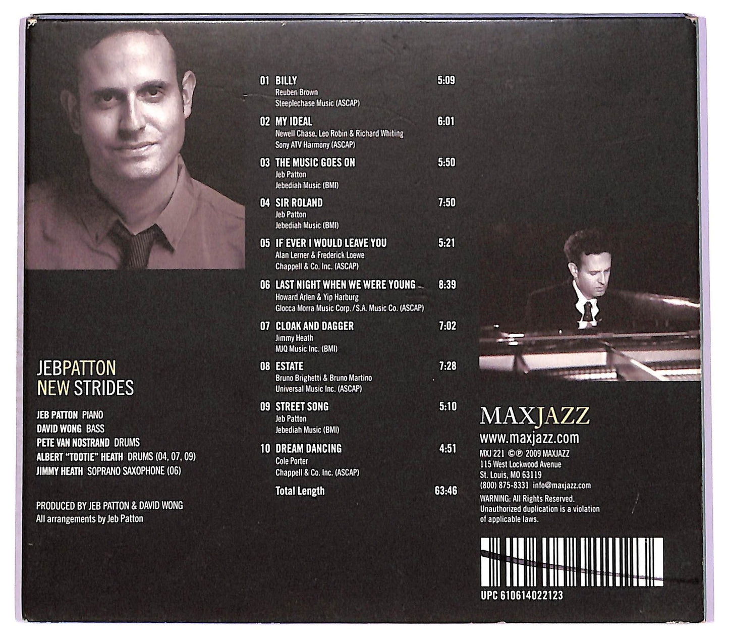 EBOND Jeb Patton - New Strides CD CD077305