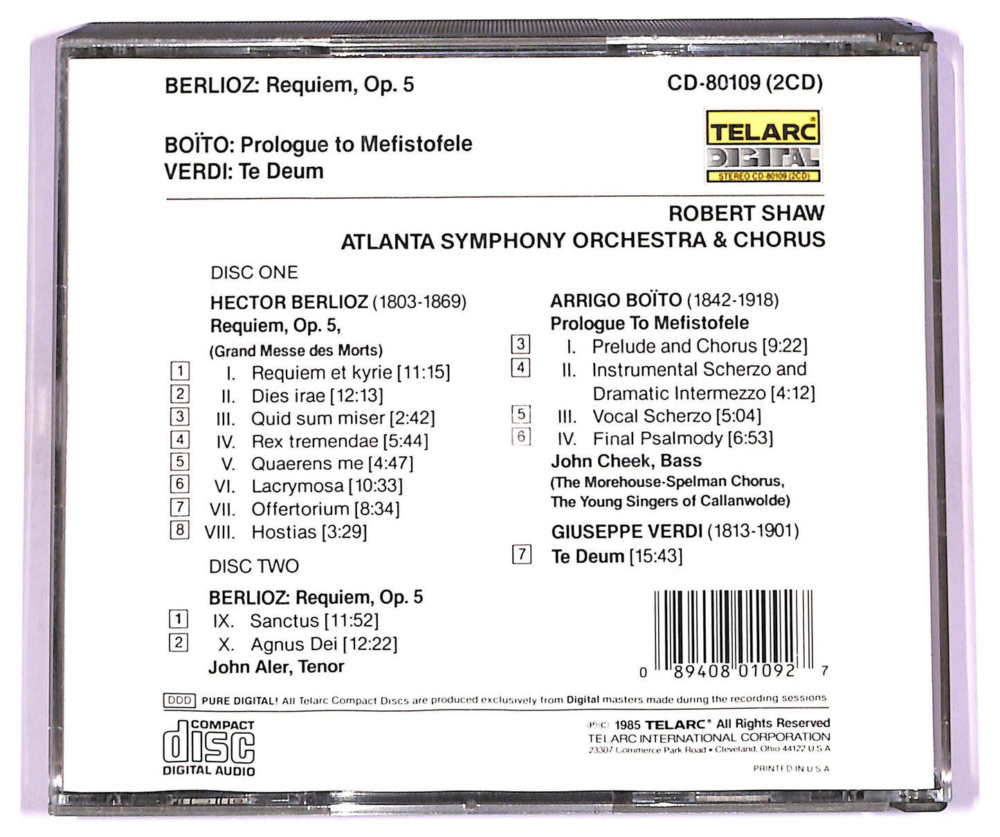 EBOND Hector Berlioz - Requiem (Grand Messe Des Morts) CD CD077317